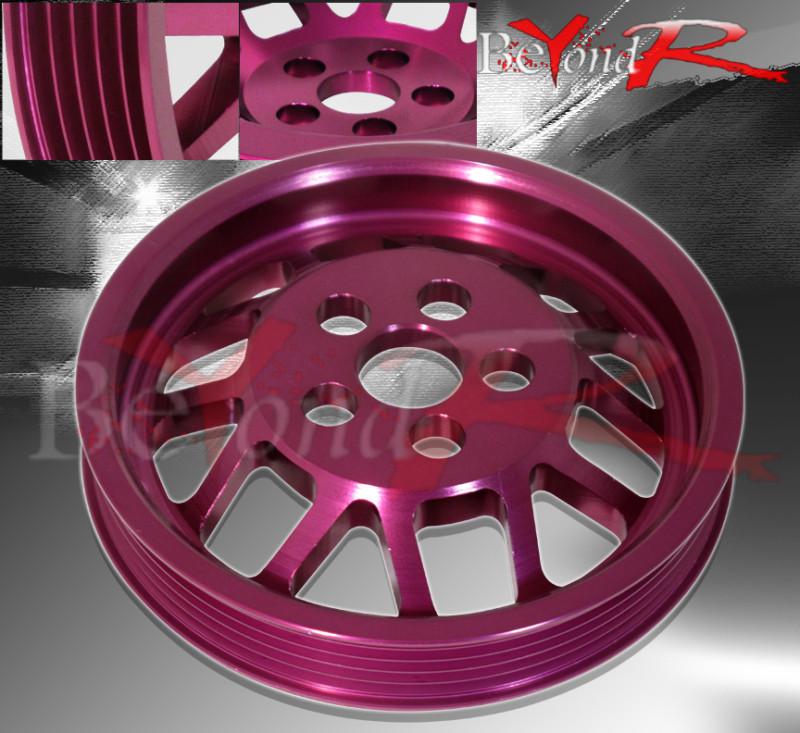 Sell VW MK5 MK6 2.5L JETTA RABBIT GOLF RACE PERFORMANCE GAIN CRANKSHAFT PULLEY PURPLE in La
