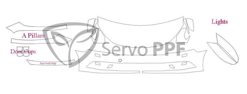 13+ volkswagen cc clear bra full kit ventureshield ultra by 3m