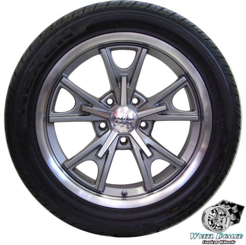 17x7-17x8 GRAY AMERICAN RACING WHEELS RIMS & TIRES CHEVY MONTE CARLO 1970-1972, US $1,299.00, image 4