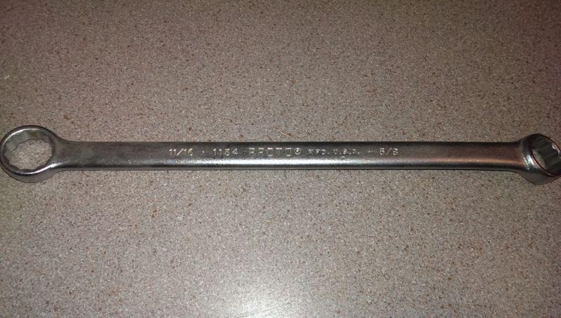 Proto 1125 ma box end wrench 15mm 18mm made in usa