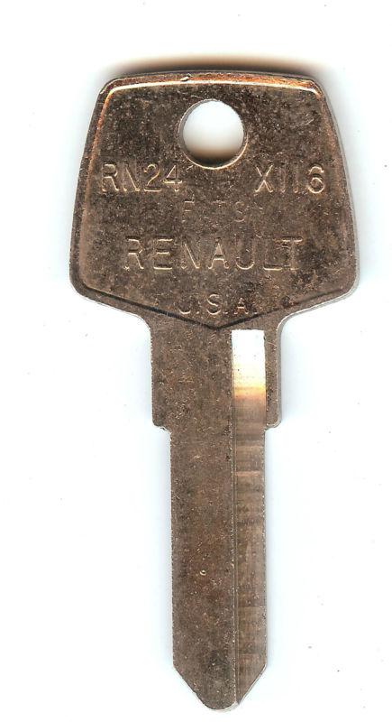 Key blank for amc peugeot renault rn24 x116 ne23 5rp3 rt22