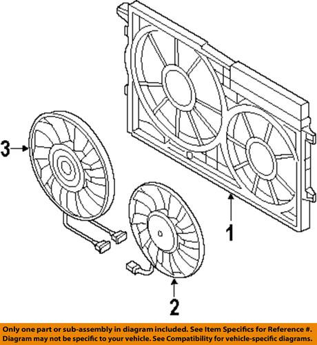 Volkswagen oem 1k0959455et engine cooling fan motor/radiator fan motor