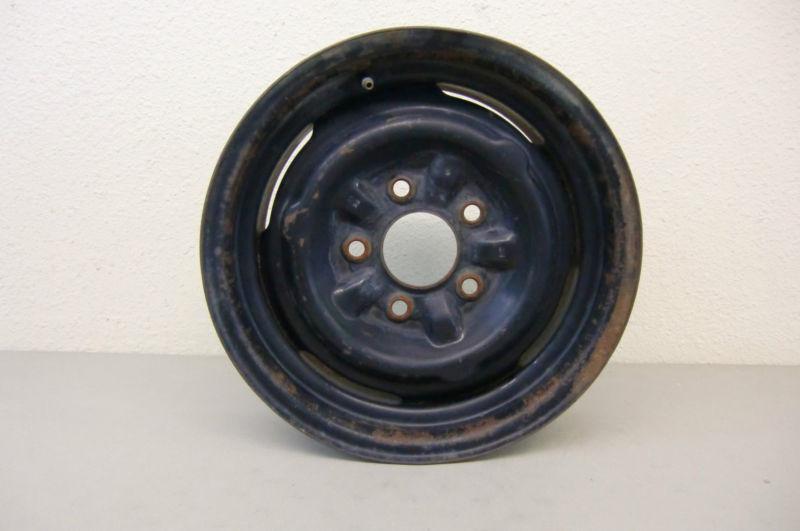 1960's gm 14x5 steel wheel 5x4.75 bolt pattern chevy pontiac stamped gm jntc5