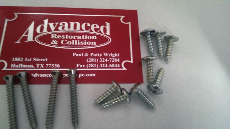 Mopar 1966-67 b sill plate screw kit 66 67 satellite coronet charger gtx