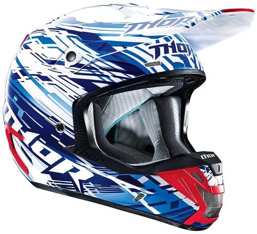Thor verge twist helmet blue x-small new 2014