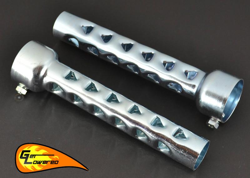 Purchase 8" Long Steel Drag Pipe Baffles for 2" Exhaust on Harley