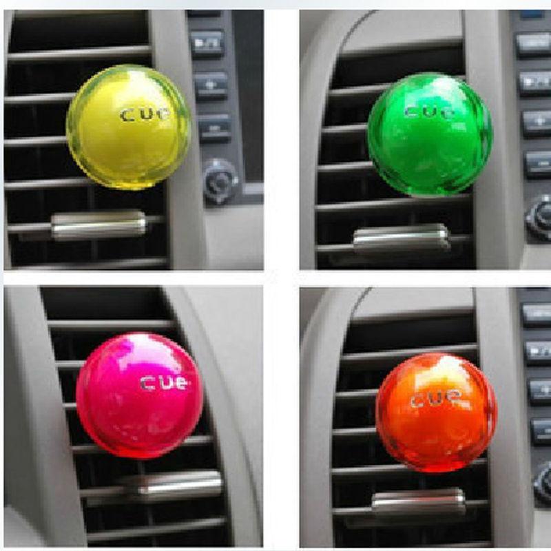 2pcs cute ball shape car air freshener auto perfume diffuser fragrance