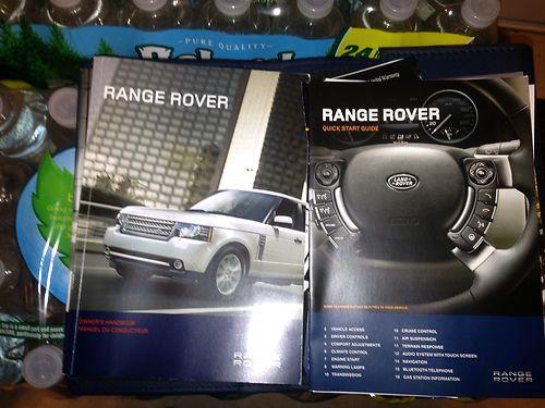 2011 range rover owners manual