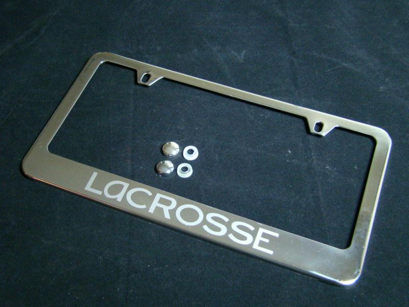 Buick lacrosse  license plate frame stainless steel chrome