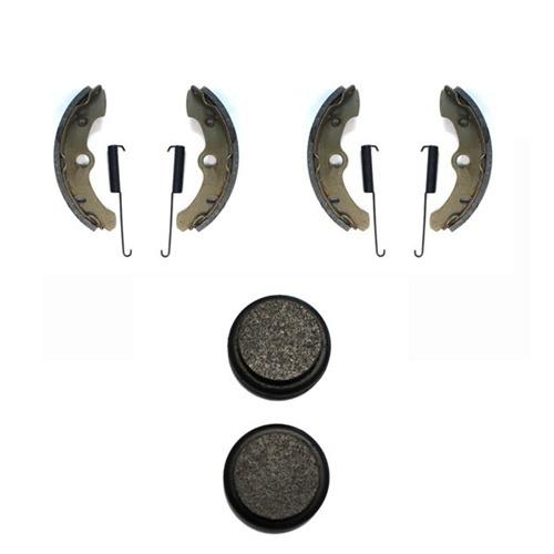 1989 1990 1991 1992 1993 yamaha yfm 350 big bear front + rear brake pads shoes