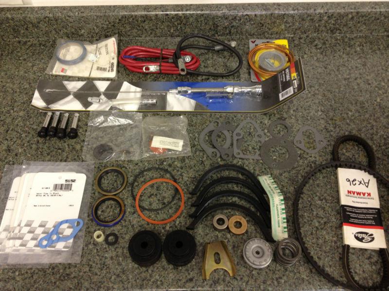 Dipstick, battery cables, gaskets, pilot bushings, accumulator piston