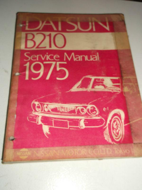 Factory 1975 datsun b210 service repair manual