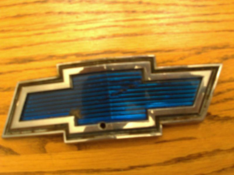 1969 69 1970 70 chevy pickup bowtie hood decal blue emblem chevrolet # 3940708
