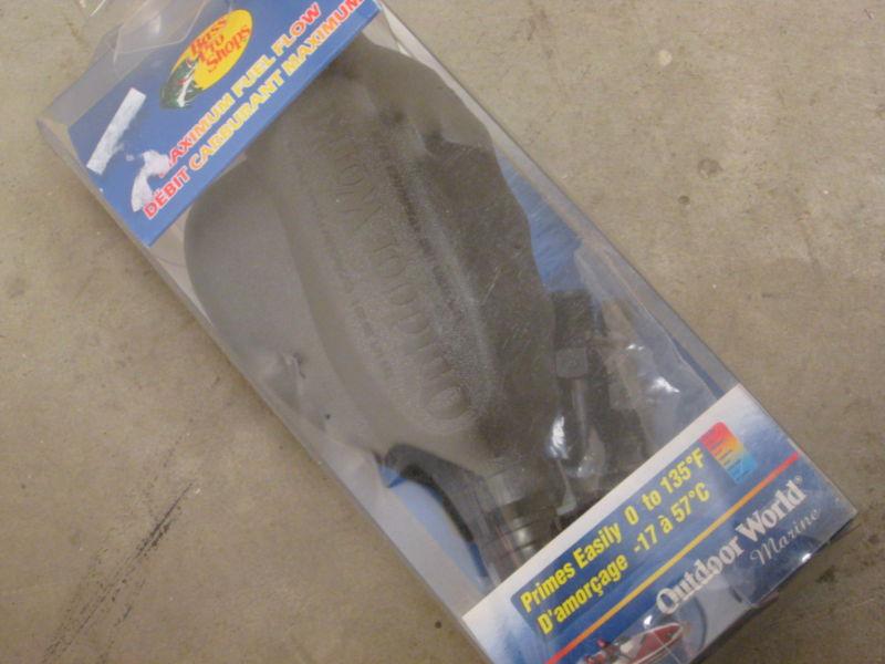 1/4" & 5/16" marine outboard primer bulb mercury omc yamaha honda fuel line 2 4 