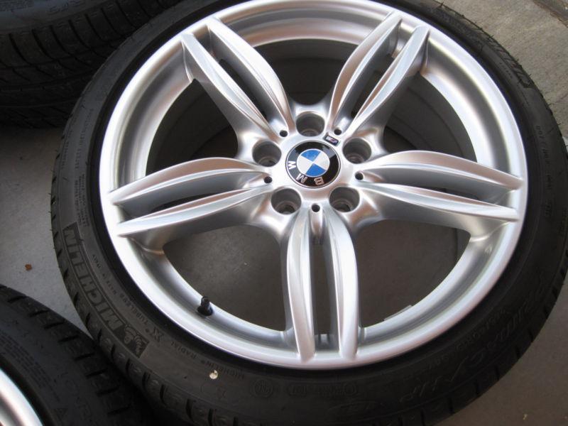 19" brand new 2014 bmw m5 m6 oem factory m-package sport wheels tires sensors.
