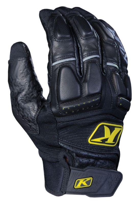 2013 klim men's adventure motorcycle glove black large