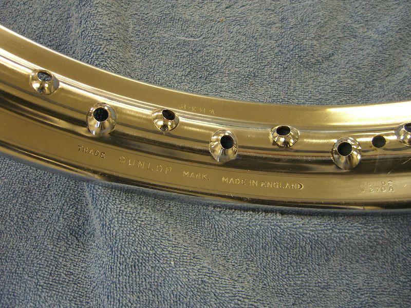Bsa triumph norton motorcycle rim