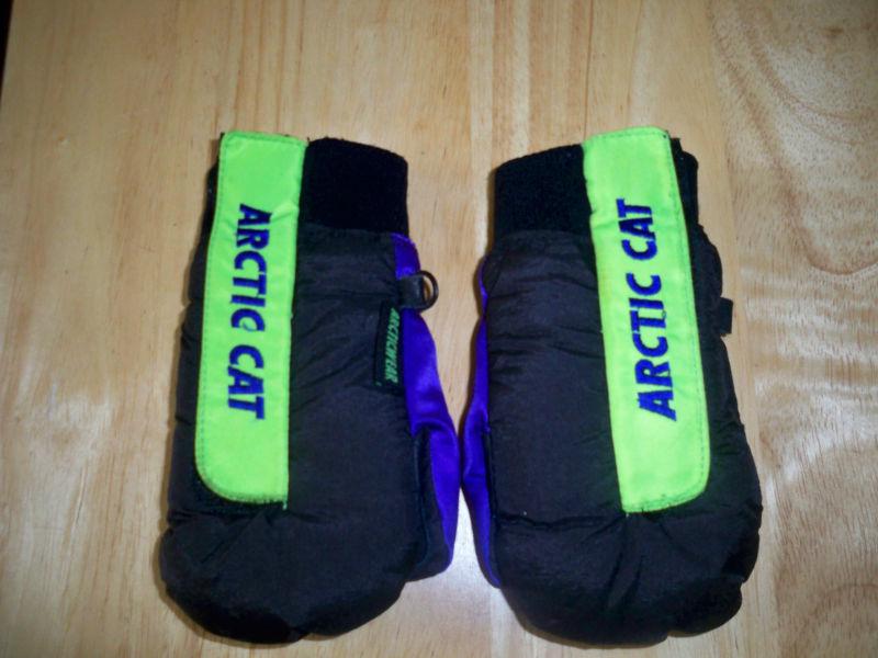 Arctic cat toddler snowmobile mittens - slightly used condition