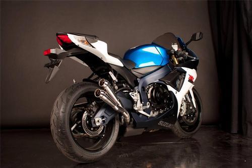 Suzuki gsxr 600 750 11-13 speedpro exhaust motogp twincan slipon muffler can