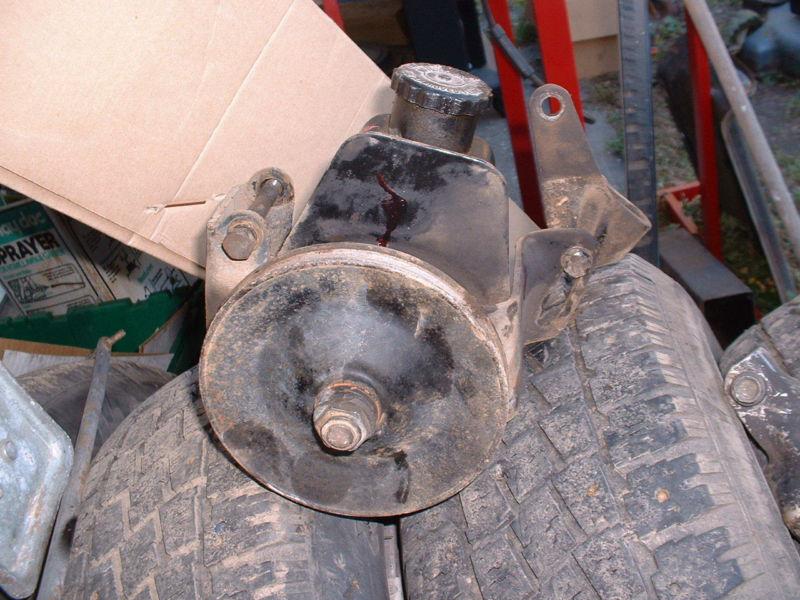 Purchase SBC 350 chevy power steering brackets early long pump ez to