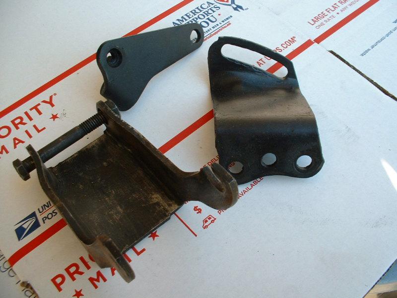 Purchase SBC 350 chevy power steering brackets early long pump ez to