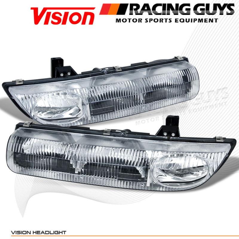 Purchase NEW DRIVER+PASSENGER HEAD LIGHTS LAMPS SEDAN WAGON LEFT+RIGHT ASSEMBLY SET in Low Price