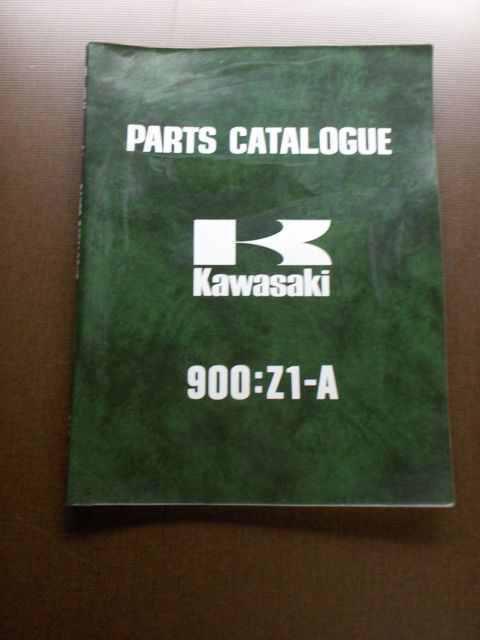 Kawasaki 900 z 1 a super4 original spare parts catalogue parts list catalog 1973