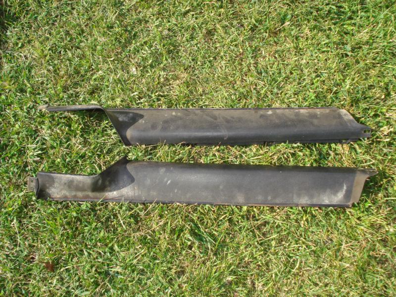 75-79 NOVA QUARTER WINDOW LOWERINTERIOR TRIM MOLDINGS *BLACK* 76 77 78 NICE, US $100.00, image 2