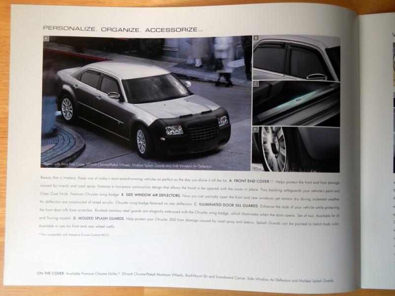NEW 2008 CHRYSLER 300 ACCESSORIES BROCHURE, US $4.99, image 4