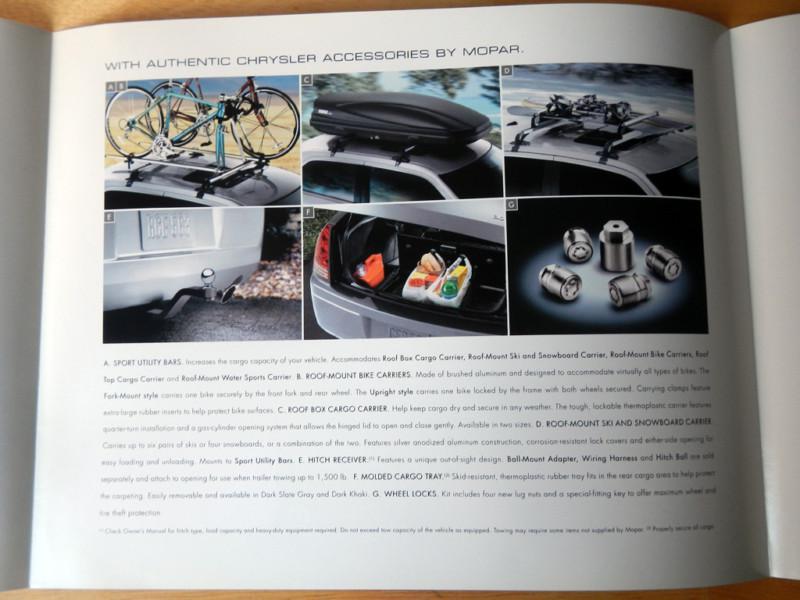 NEW 2008 CHRYSLER 300 ACCESSORIES BROCHURE, US $4.99, image 5