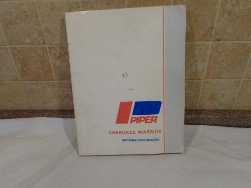 Piper cherokee warrior aircraft information manual  pa-28-151