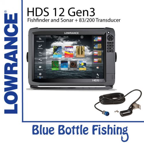 Lowrance hds 12 gen 3 touch + 83/200 transducer