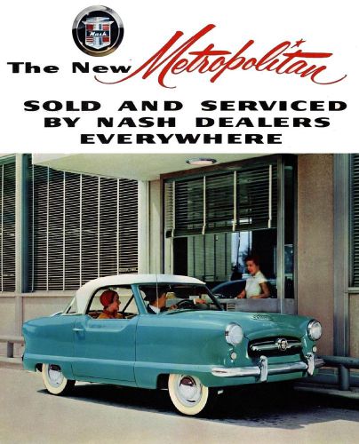 Nash amc metropolitan  custom t tee shirt shirts  from old ads and brochures