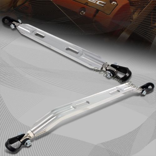 Purchase For 19962000 Honda Civic EK Silver Aluminum Lower Front+Rear Strut Tie bar 2pcs in