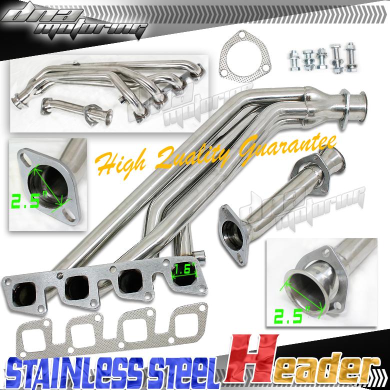 Nissan 240sx s13 jdm stainless header/exhaust+down pipe