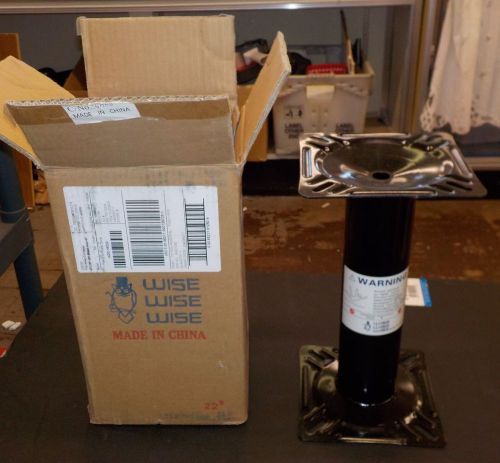 Wise boat seat pedestal 13" fixed height # wd1250 fits all w 4 bolt system - nib
