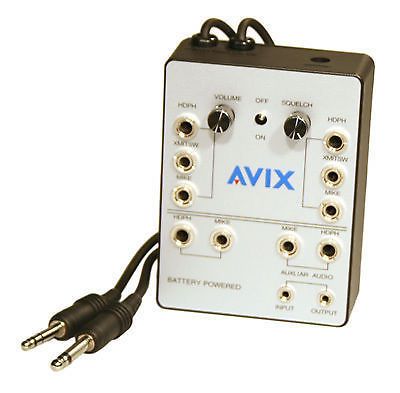 Avix a4000 voice activated 4 way aviation intercom