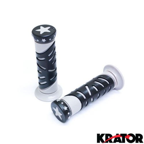 Suzuki atv quad ltz400 ltr450 r450 gel hand grips grip gray handgrip star set