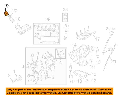 Chrysler oem engine parts-oil filter housing cap 68191350aa