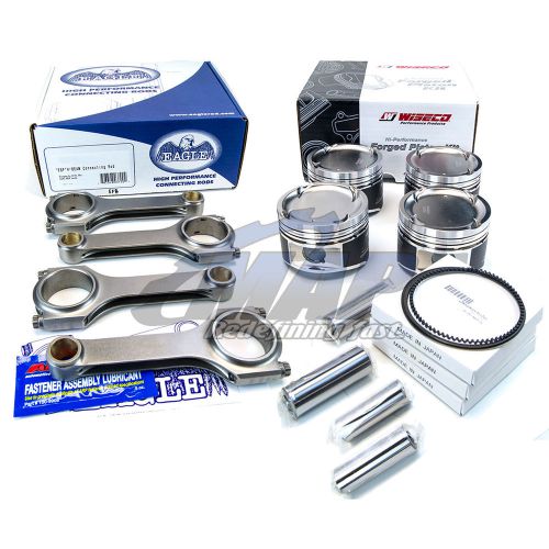 Wiseco pistons eagle rods kit for 2004-13 subaru wrx sti turbo ej25 ej257 99.75