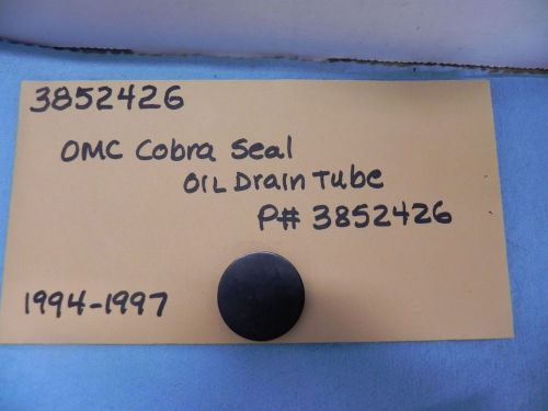 Omc cobra stern drive seal for the oil drain tube p# 3852426