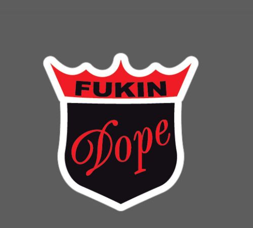 F dope #248 sticker jdm boom hellflush illiest honda drift stance vw acura mk4