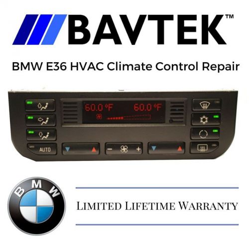 Bmw 1996 - 1999 e36 m3 hvac climate control unit ac heater - repair service fix