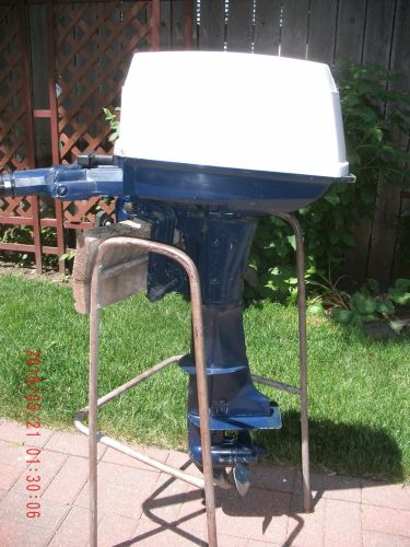 Classic vintage 1985 eska 15 hp full shift fresh water outboard motor