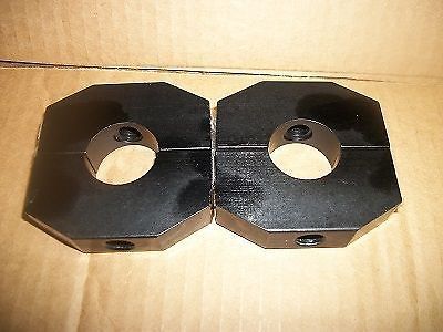 Qty of 2..... 1-3/4 inch alum round weight clamps.. new.. late model