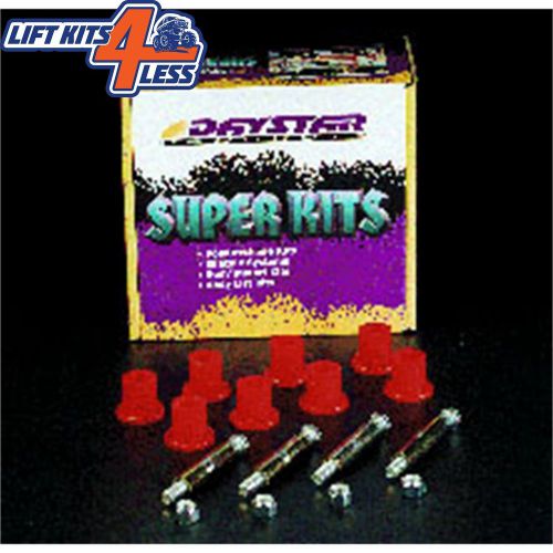 Daystar kj02019bk greasable bolt and bushing kit; shackles only