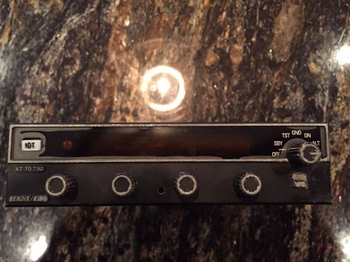 Bendix/king kt-70 transponder p/n: 066-01141-0101 with tray