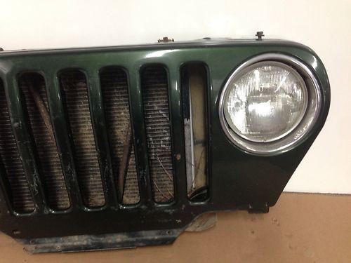 Jeep TJ Wrangler OEM Grill Radiator Support Complete Assembly 97-06 Lights, US $359.99, image 3