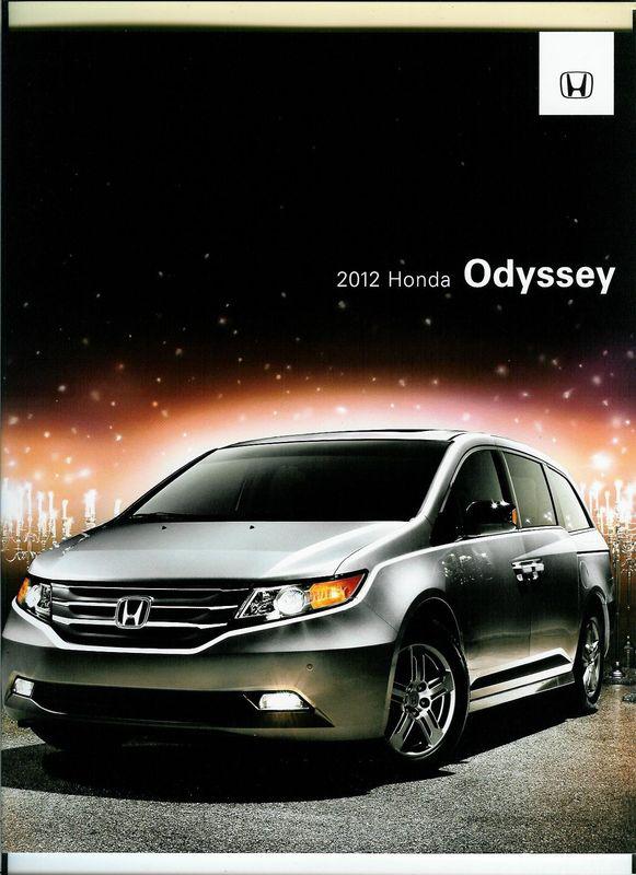 2012 honda odyssey brochure touring ex-l ex lx 14  pages mint condition look wow