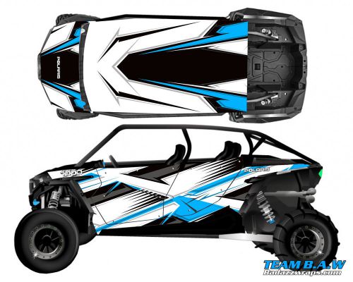 Polaris 4 rzr 1000 xp design mxvec 019 decal graphic kit wraps utv turbo scoop